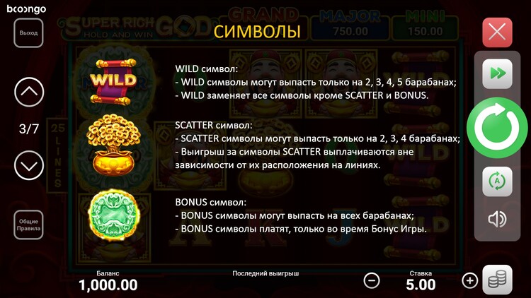 Slot symbols