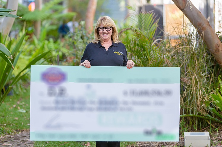 Every winner in Mega Moolah receives a large moolah check along with the jackpot